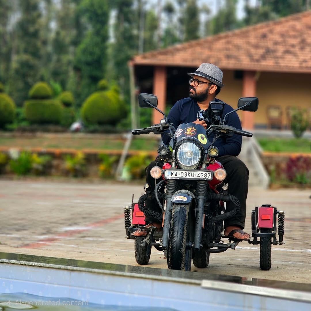Tejas Kakade Rao — passionate motorcyclist